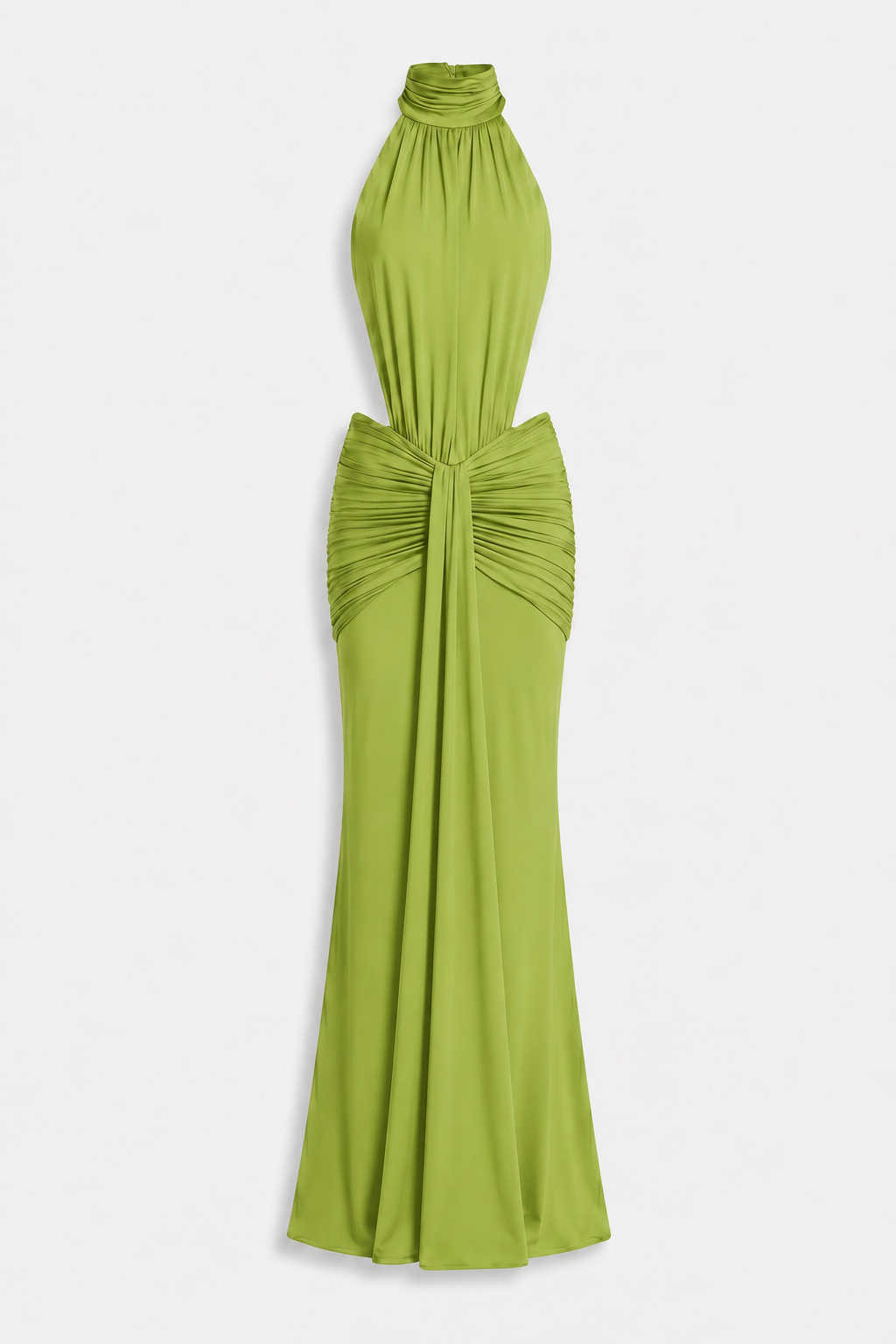 Silvia | Vestido Largo con Escote Halter - Elegancia y Glamour
