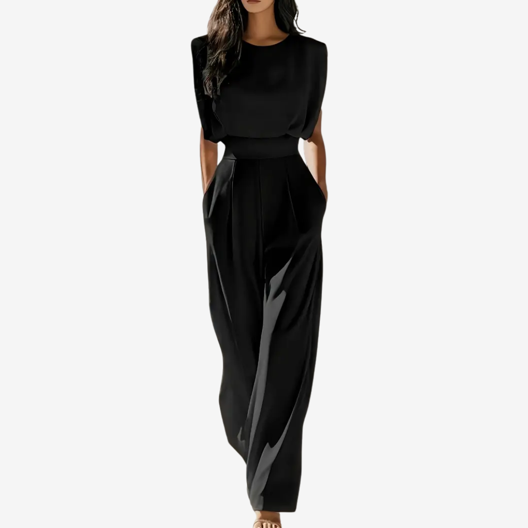 Roma | Mono elegante de corte minimalista y caída fluida