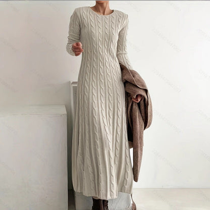 Elisa | Vestido midi de punto suave y elegante