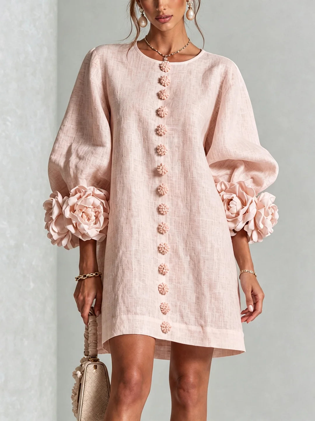 Gaia | Vestido de lino corto y fresco