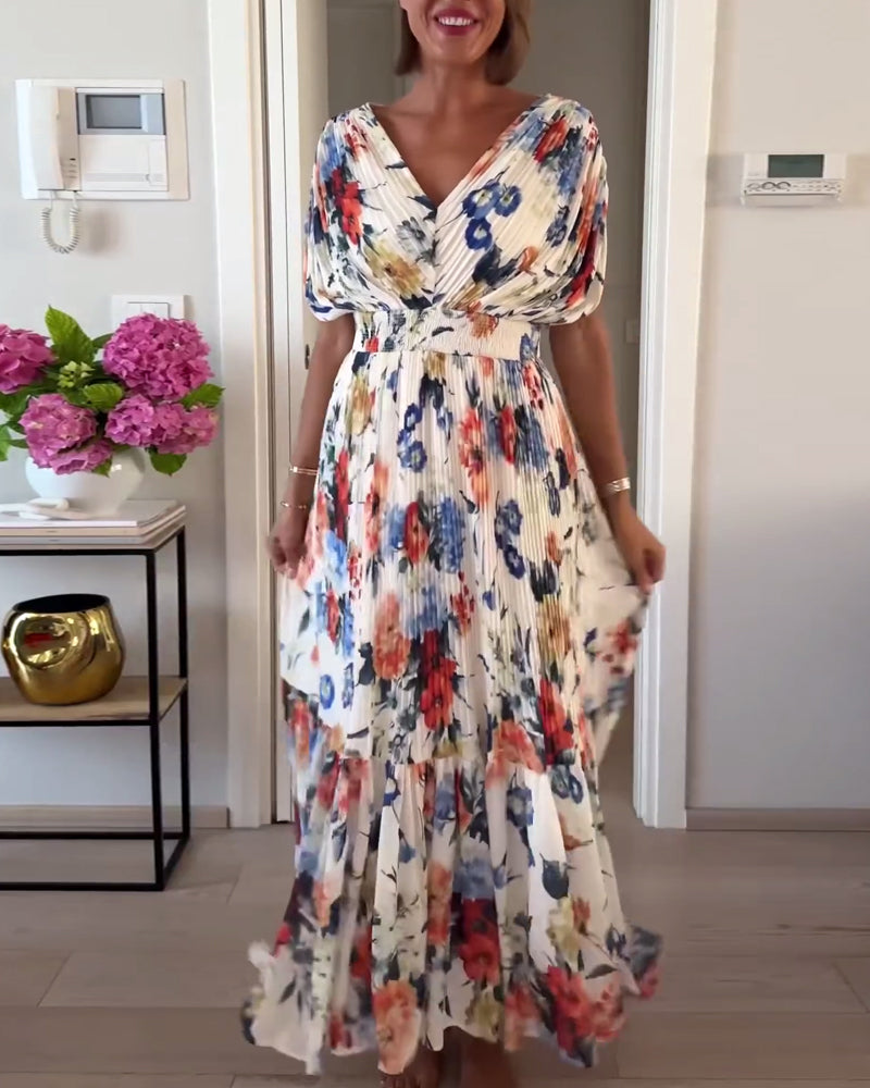 Cayetana | Vestido floral elegante que favorece la silueta