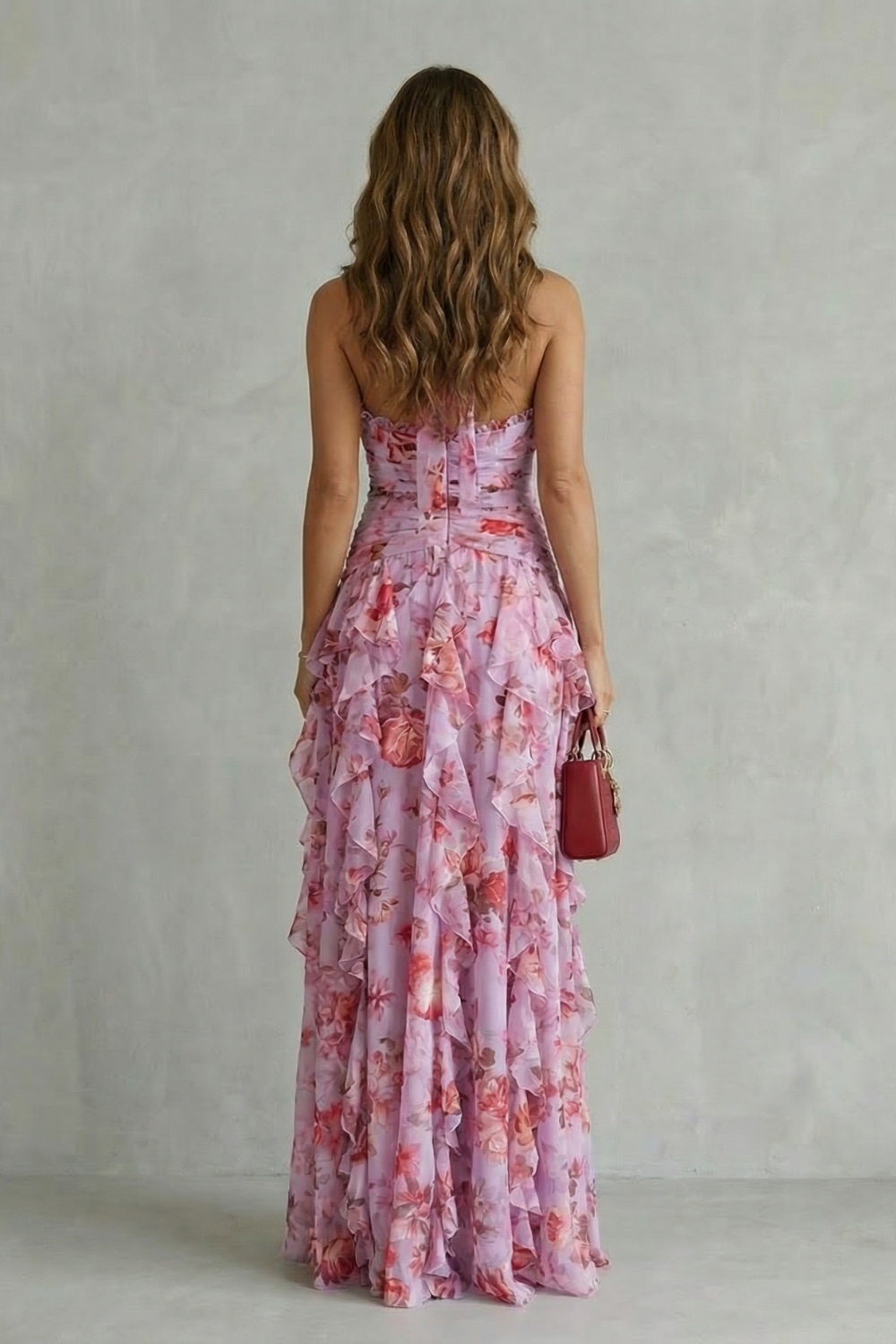 Marina | Vestido largo halter de caída fluida y elegante