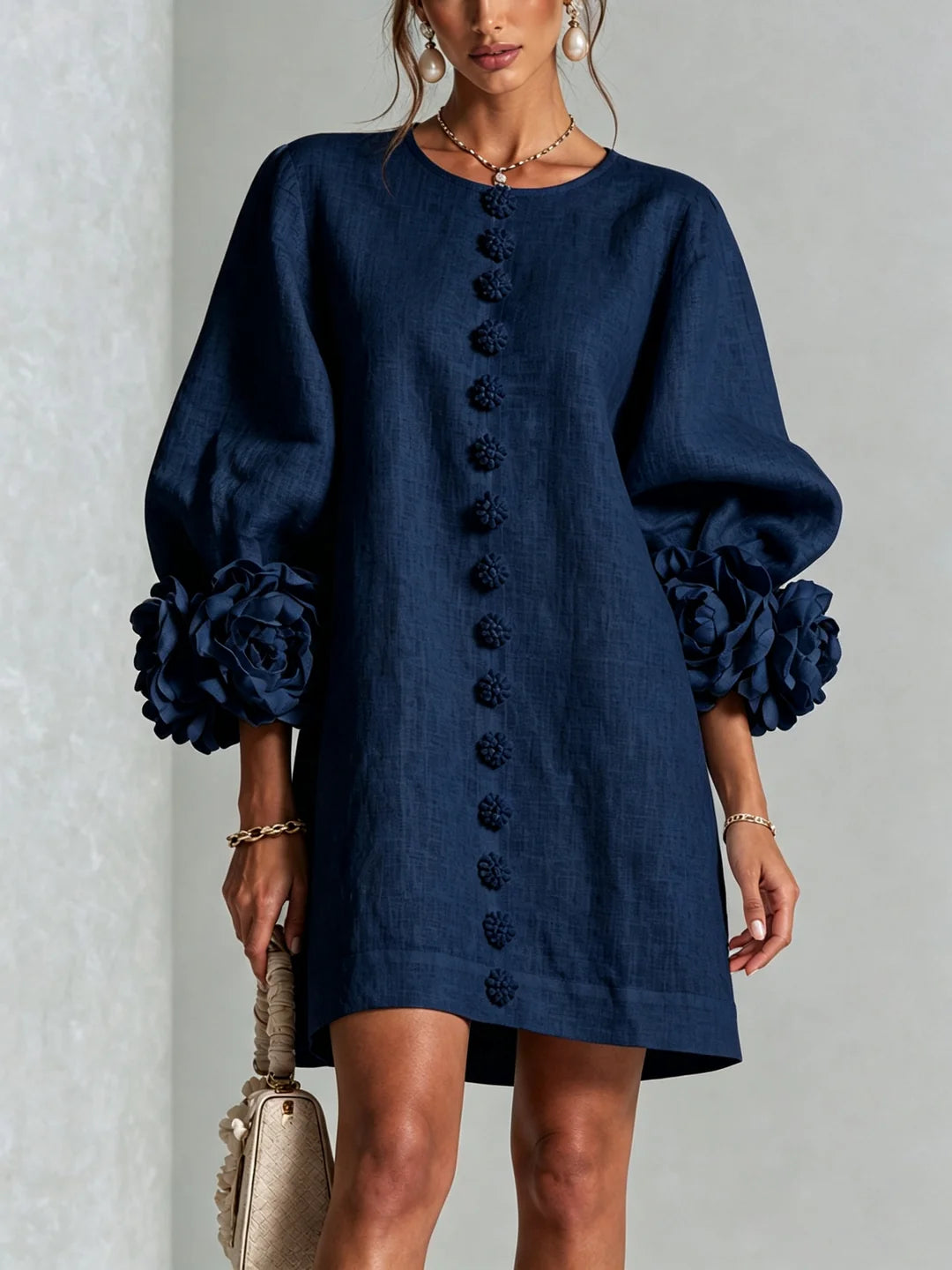 Gaia | Vestido de lino corto y fresco
