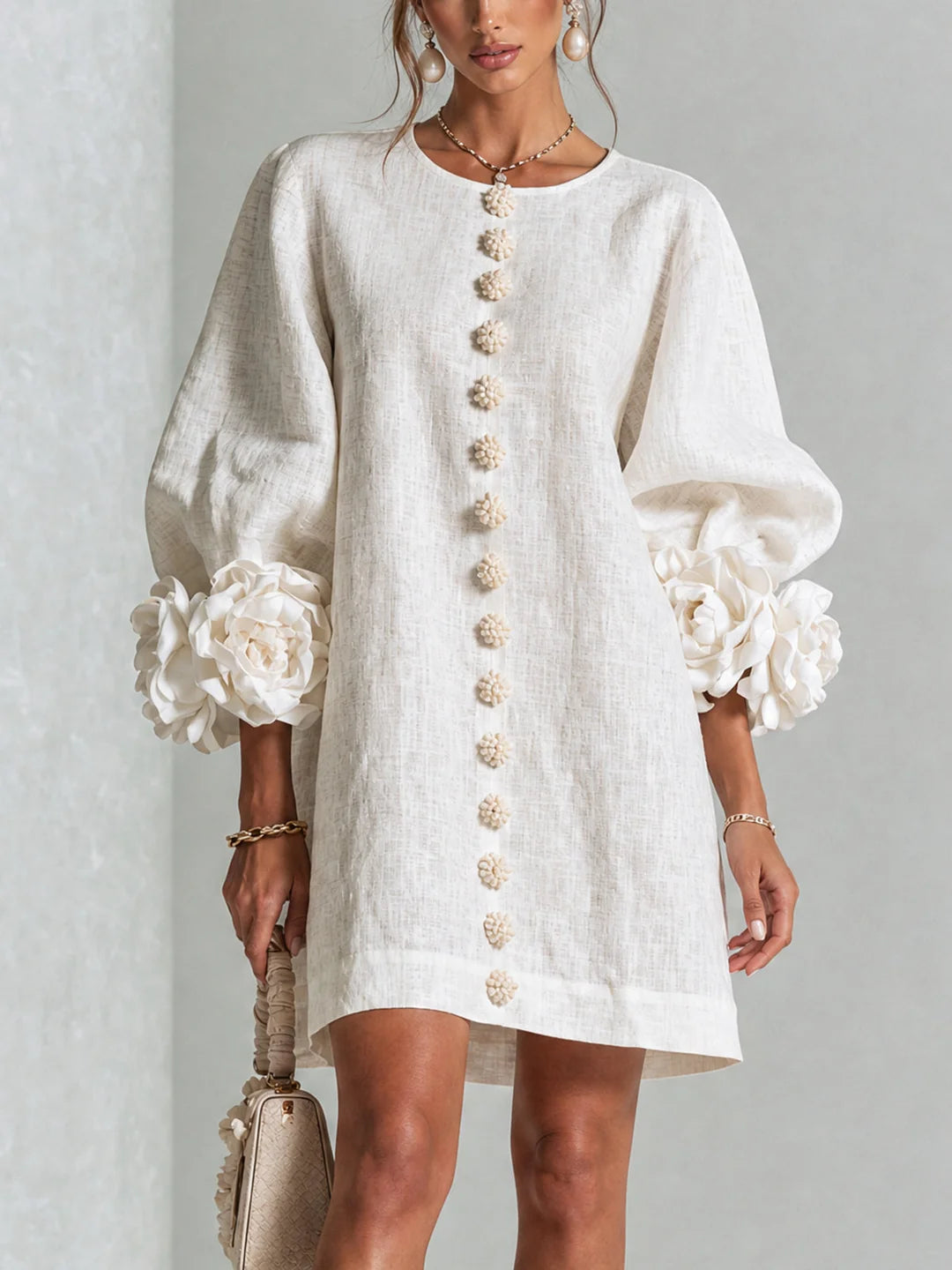 Gaia | Vestido de lino corto y fresco