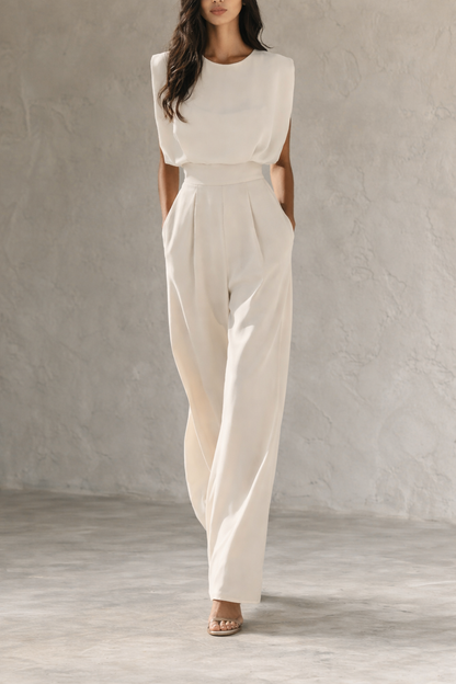 Roma | Mono elegante de corte minimalista y caída fluida