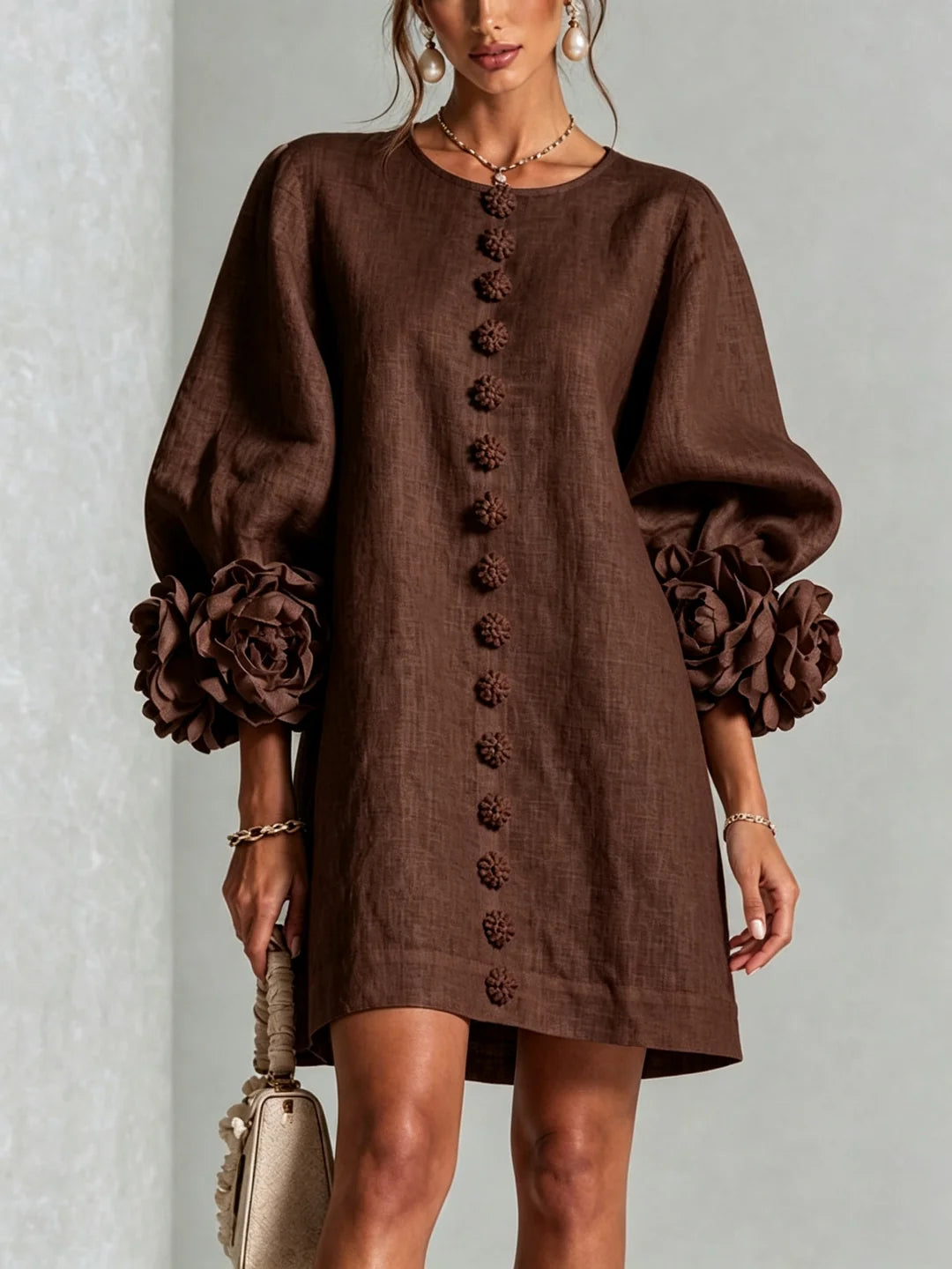 Gaia | Vestido de lino corto y fresco