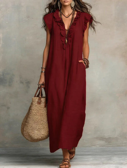 Elia | Vestido Holgado y Fresco para el Día a Día