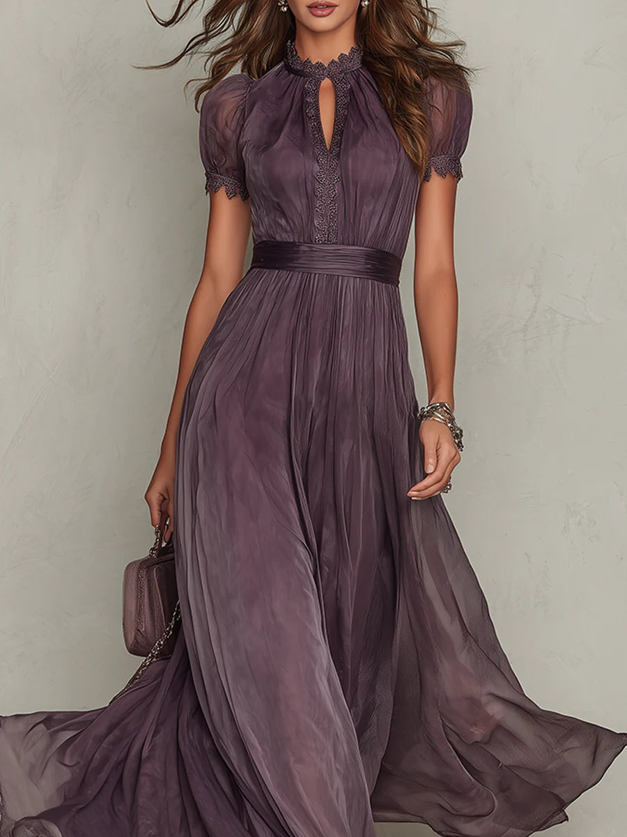 Martina | Vestido elegante de chiffon fluido para un estilo sofisticado