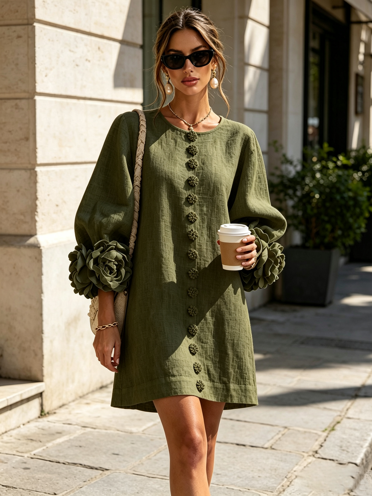Gaia | Vestido de lino corto y fresco