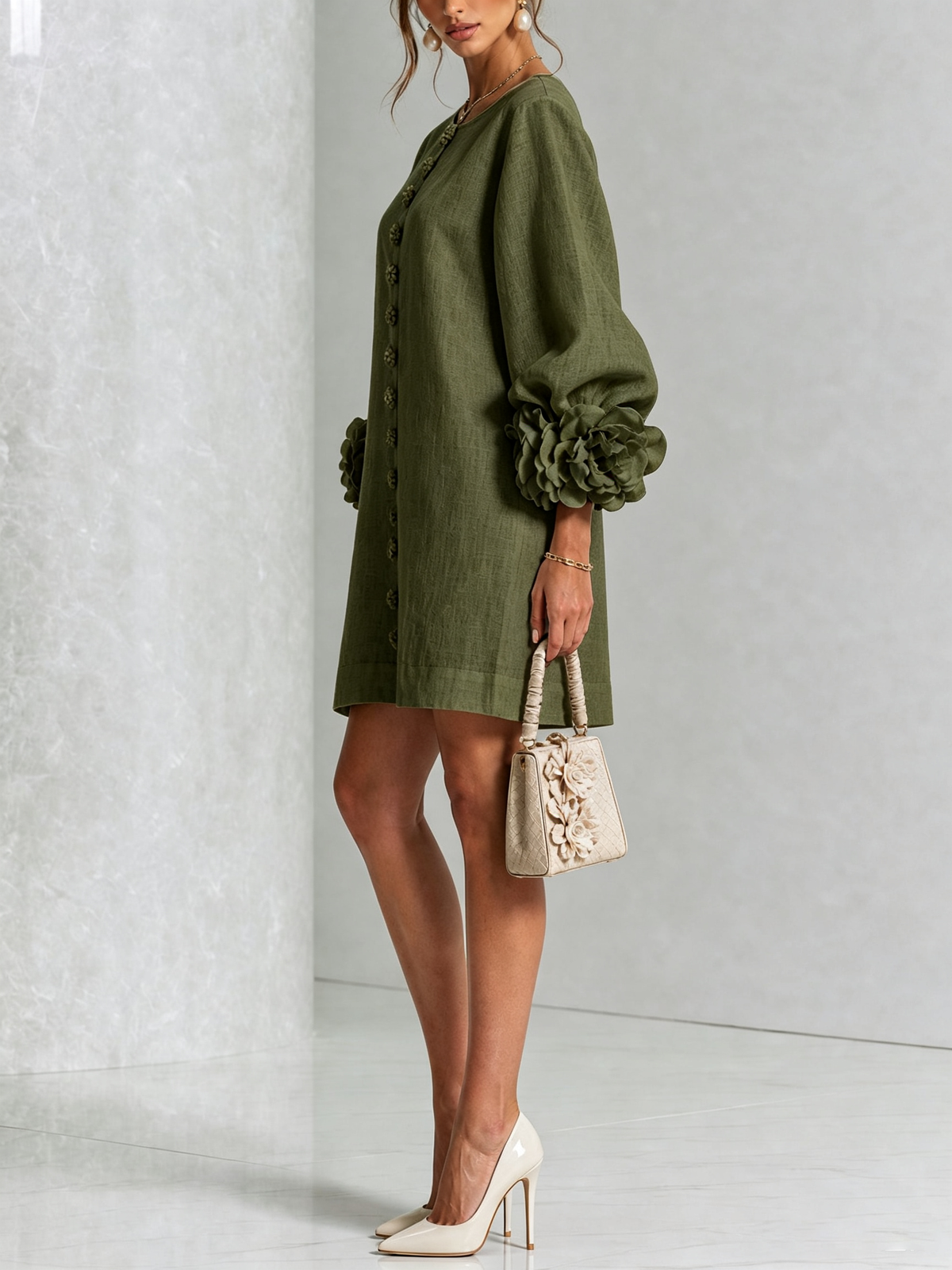 Gaia | Vestido de lino corto y fresco