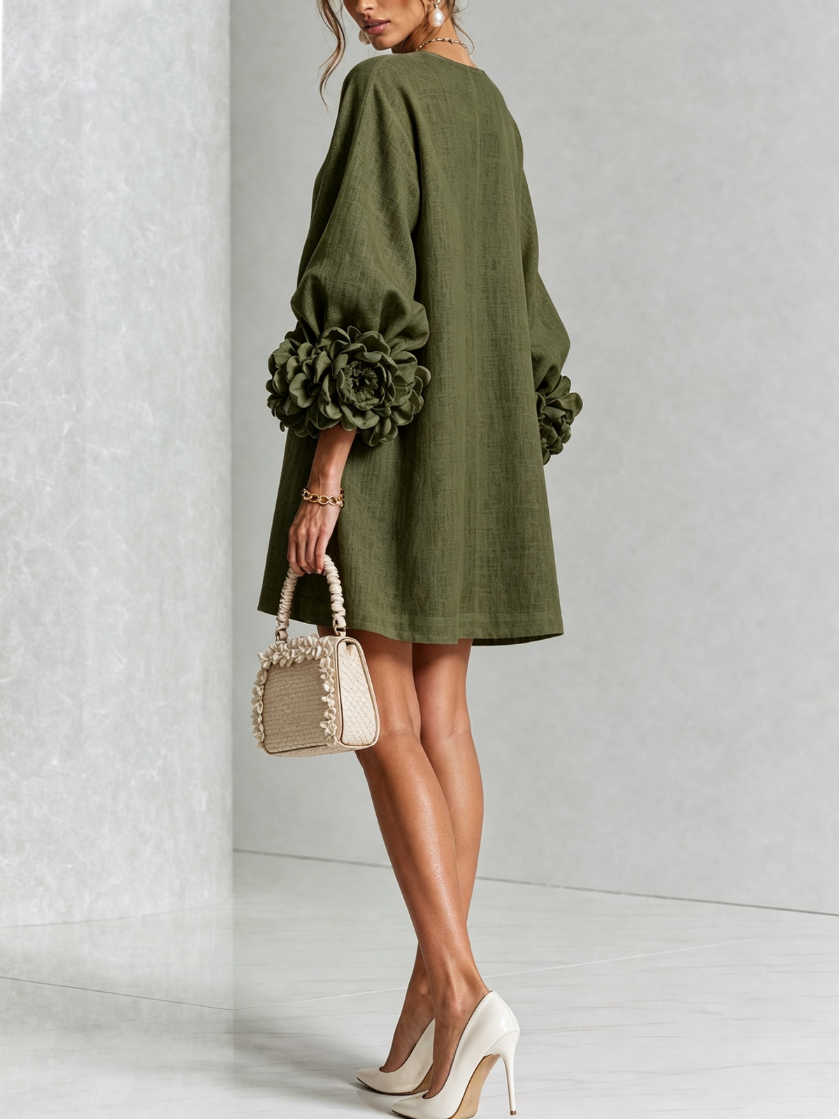 Gaia | Vestido de lino corto y fresco