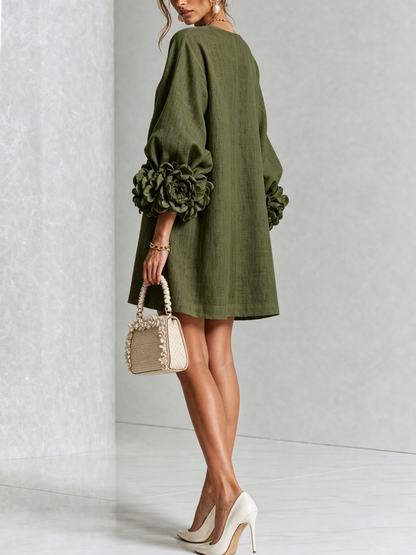 Gaia | Vestido de lino corto y fresco