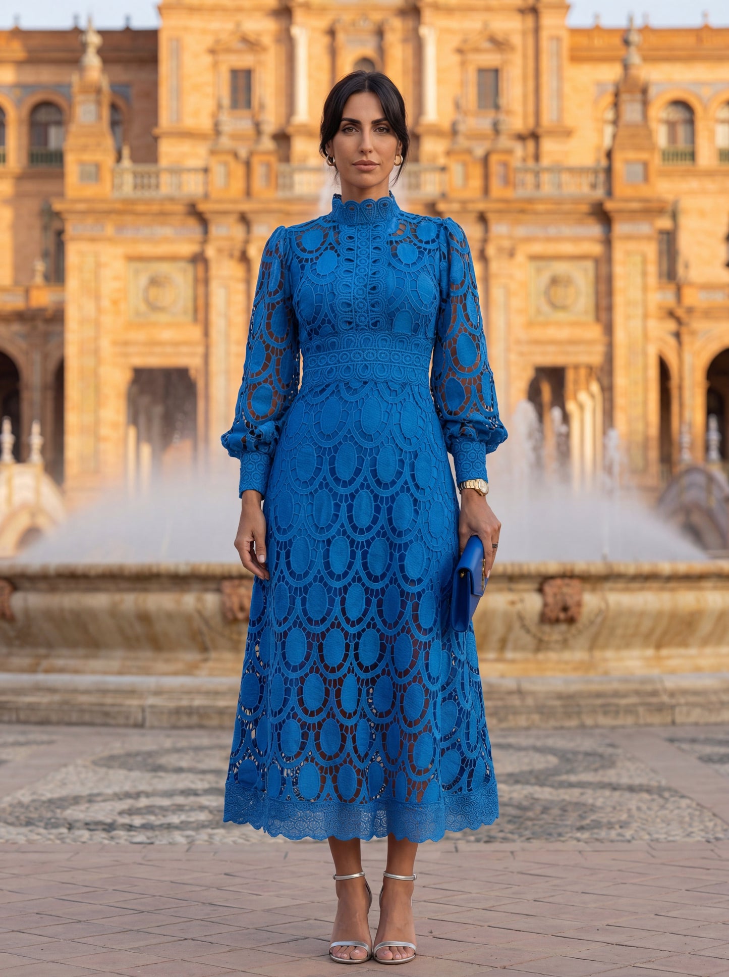 Camila | Vestido Midi de Encaje Exclusivo y Sofisticado - Marina Durán