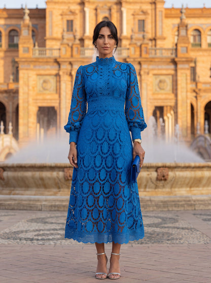 Camila | Vestido Midi de Encaje Exclusivo y Sofisticado - Marina Durán