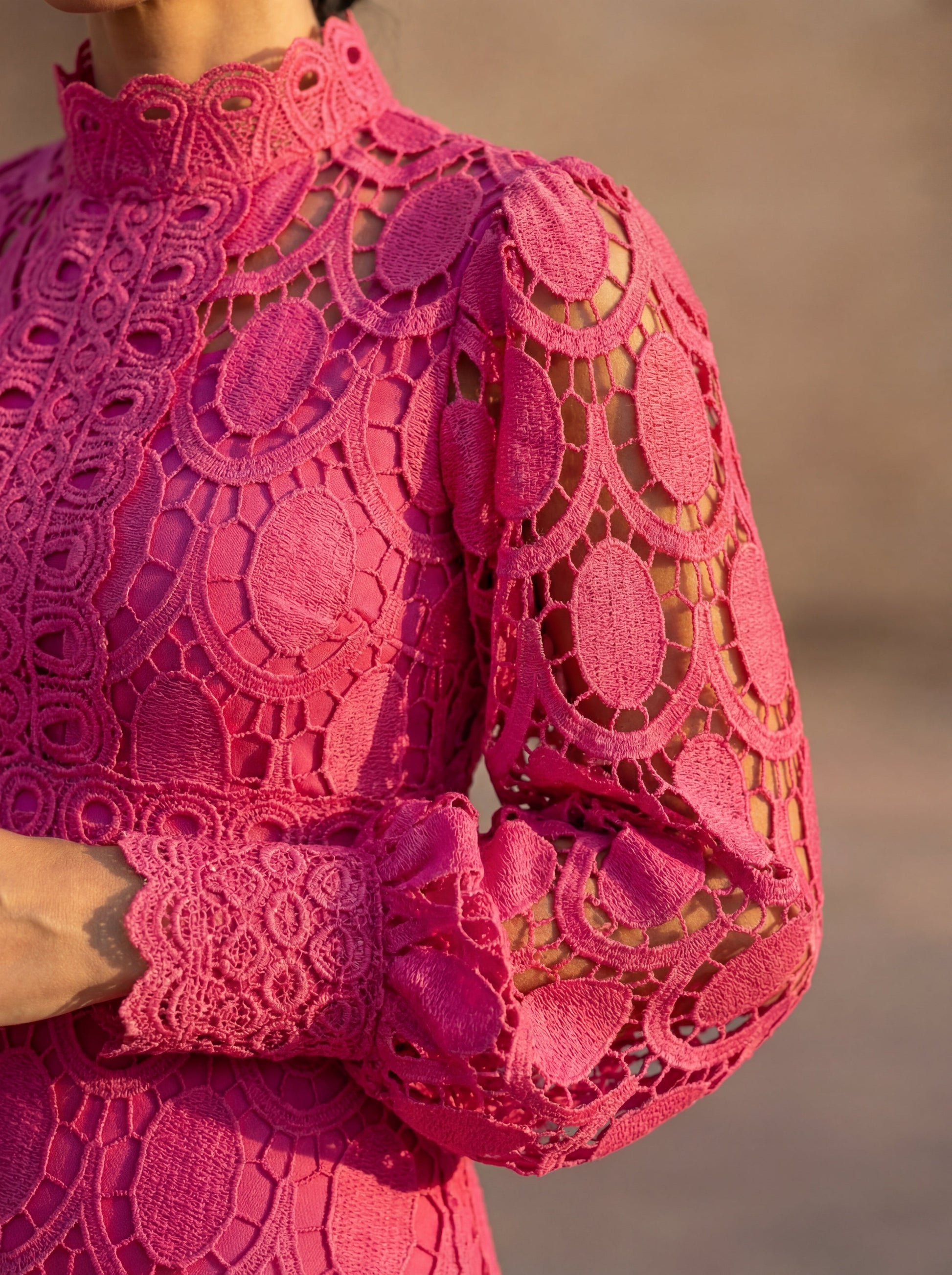 Camila | Vestido Midi de Encaje Exclusivo y Sofisticado - Marina Durán