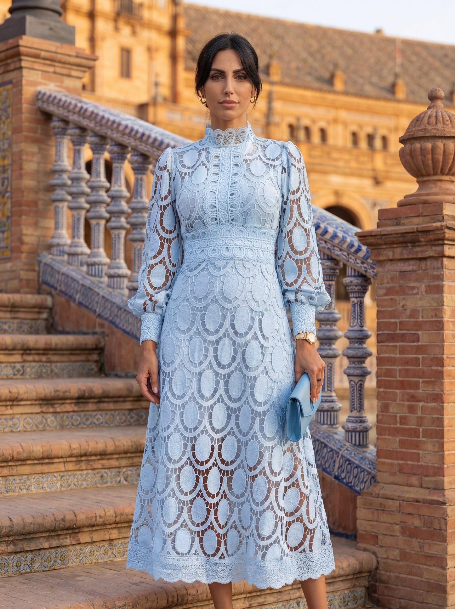 Camila | Vestido Midi de Encaje Exclusivo y Sofisticado - Marina Durán
