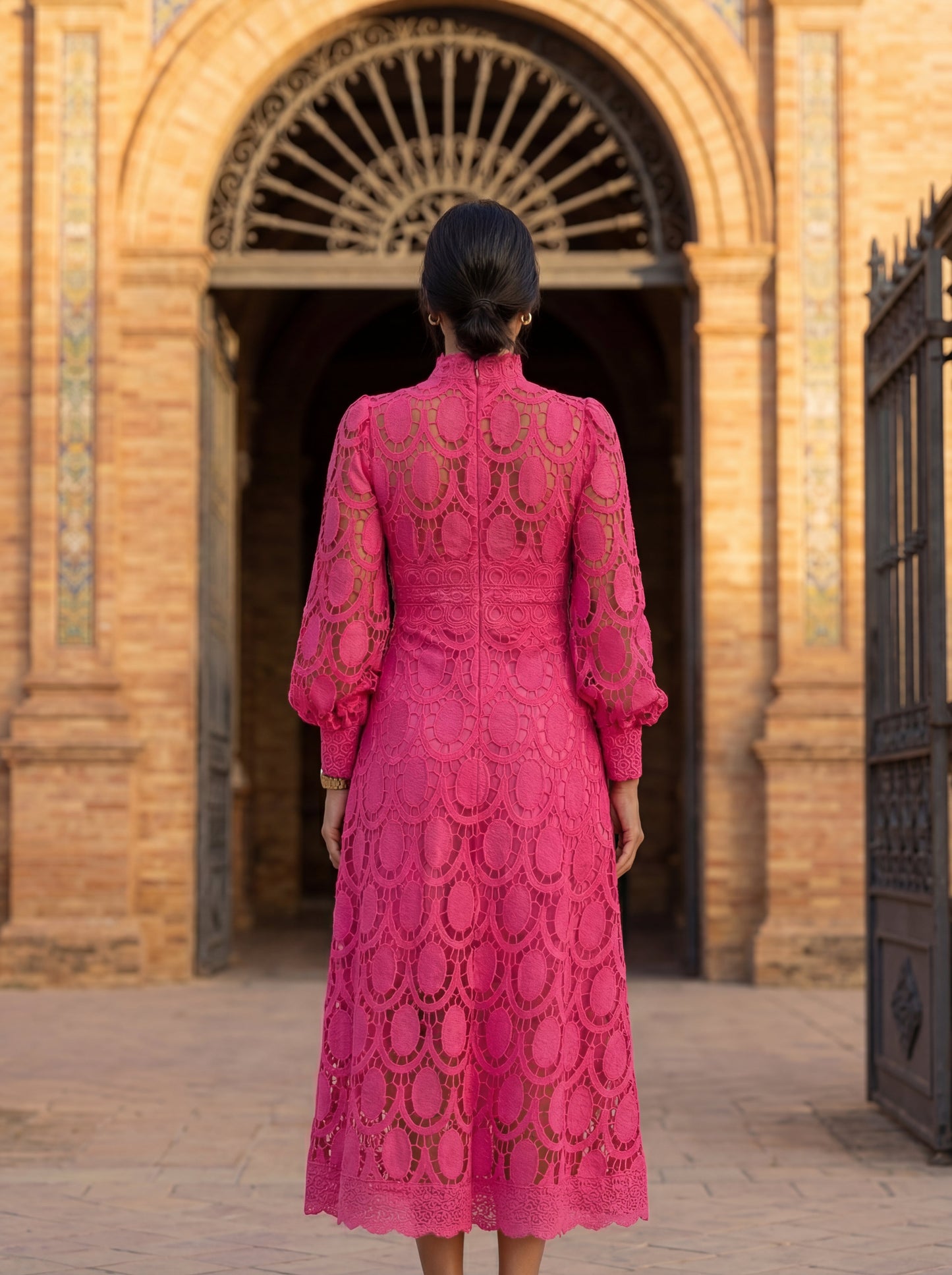Camila | Vestido Midi de Encaje Exclusivo y Sofisticado - Marina Durán