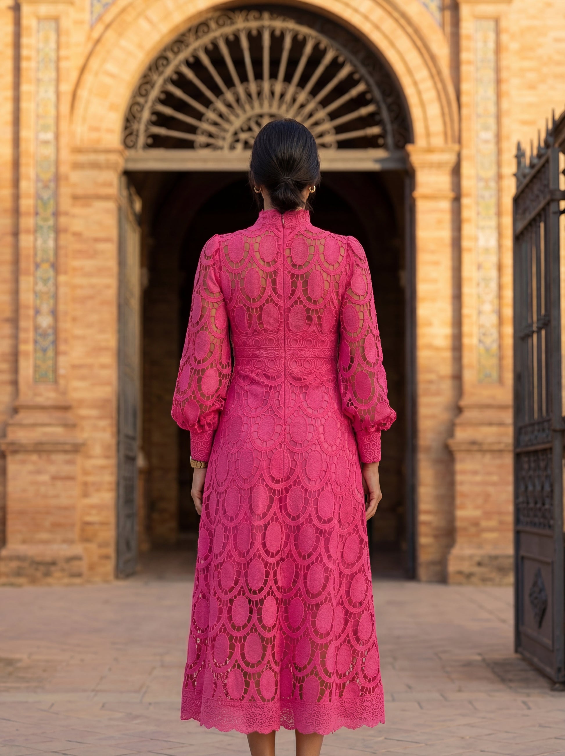 Camila | Vestido Midi de Encaje Exclusivo y Sofisticado - Marina Durán