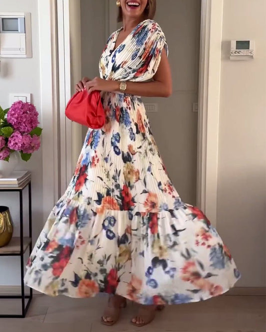 Cayetana | Vestido floral elegante que favorece la silueta - Marina Durán