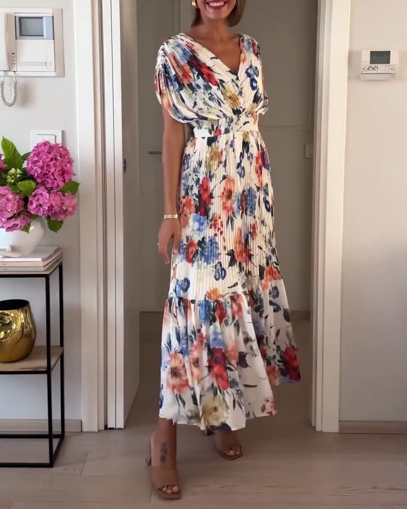 Cayetana | Vestido floral elegante que favorece la silueta - Marina Durán