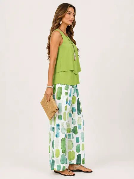 Conjunto Verde Fresco de Verano - Marina Durán