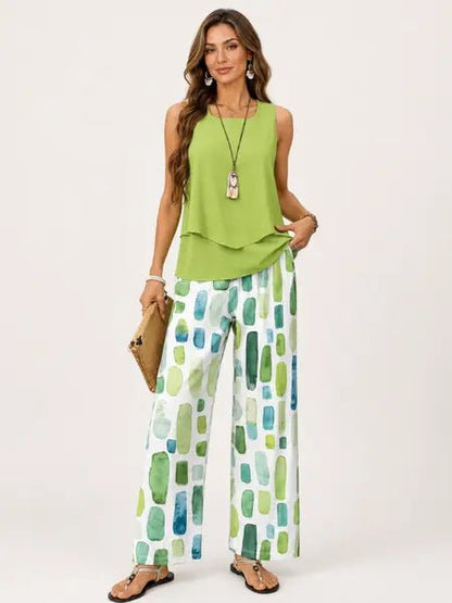 Conjunto Verde Fresco de Verano - Marina Durán