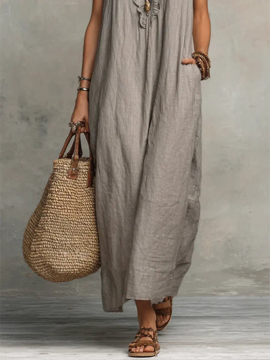 Elia | Vestido Holgado y Fresco para el Día a Día - Marina Durán