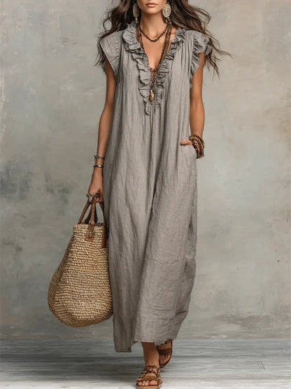 Elia | Vestido Holgado y Fresco para el Día a Día - Marina Durán