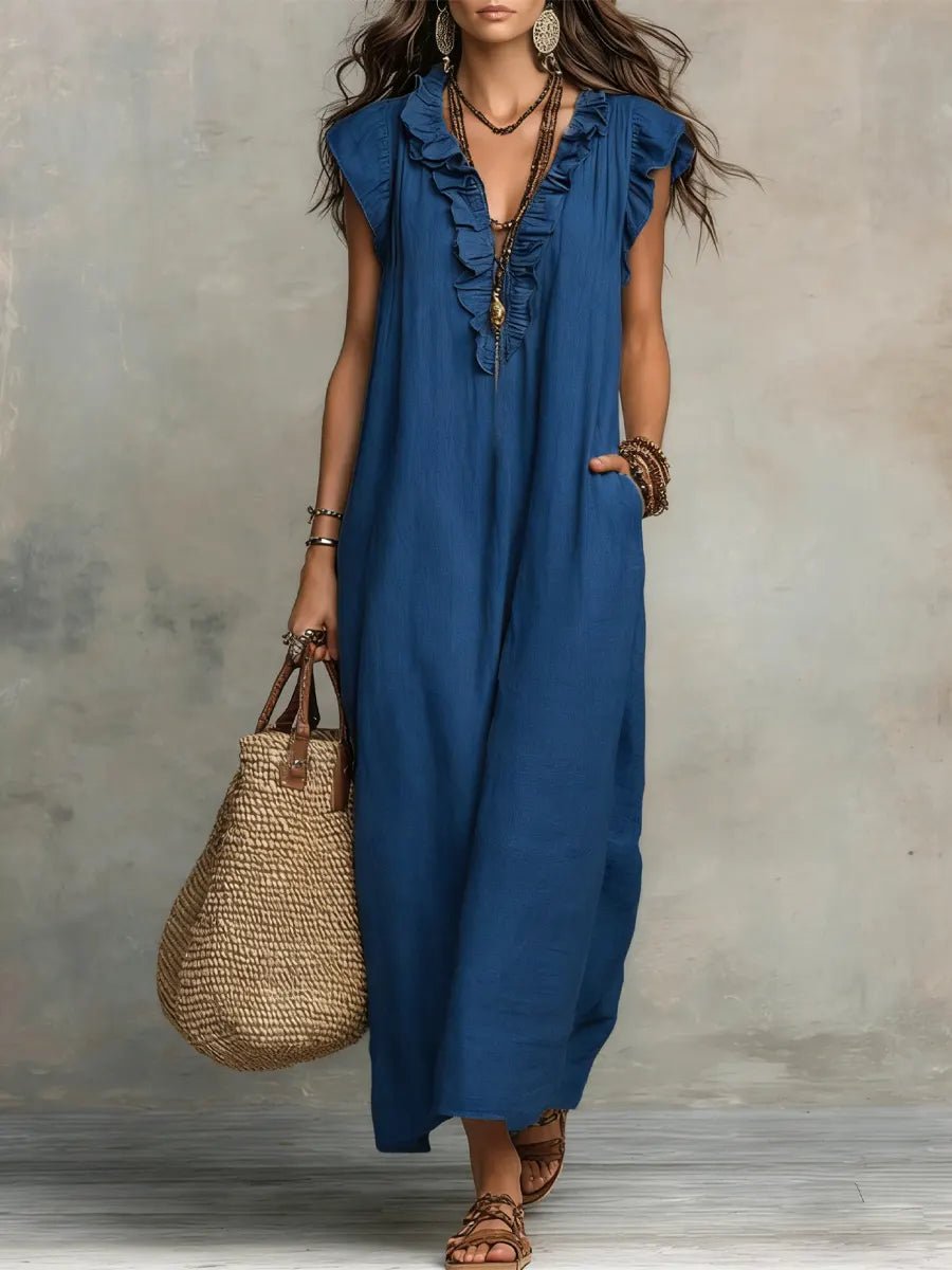 Elia | Vestido Holgado y Fresco para el Día a Día - Marina Durán