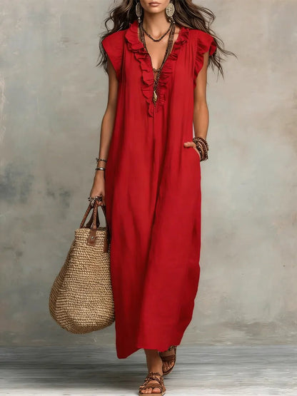 Elia | Vestido Holgado y Fresco para el Día a Día - Marina Durán