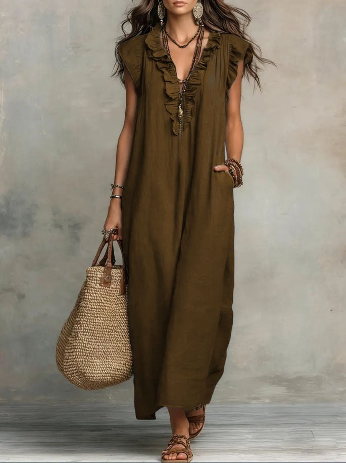 Elia | Vestido Holgado y Fresco para el Día a Día - Marina Durán
