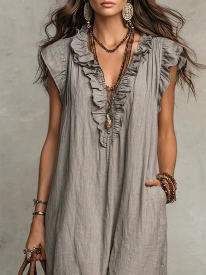 Elia | Vestido Holgado y Fresco para el Día a Día - Marina Durán