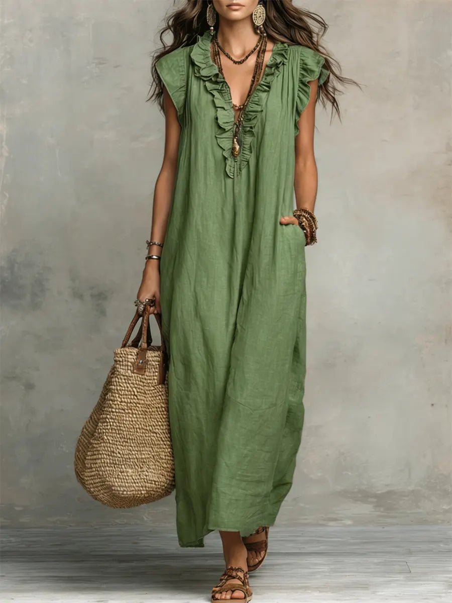 Elia | Vestido Holgado y Fresco para el Día a Día - Marina Durán