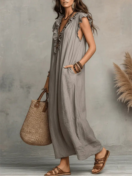 Elia | Vestido Holgado y Fresco para el Día a Día - Marina Durán