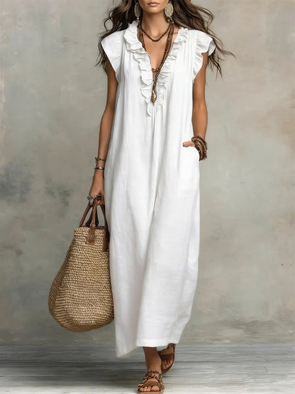 Elia | Vestido Holgado y Fresco para el Día a Día - Marina Durán