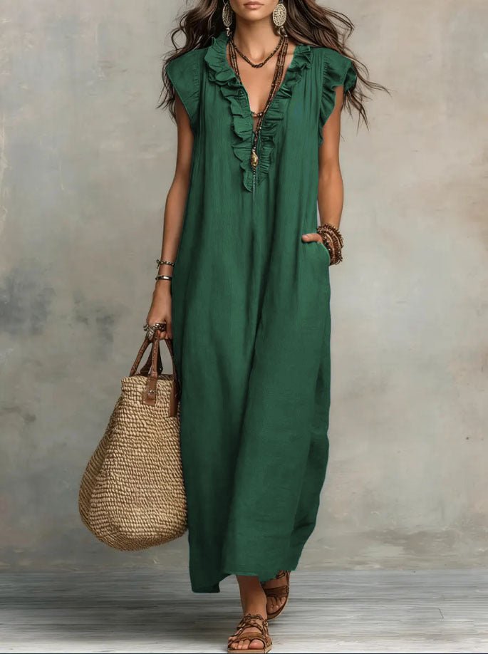Elia | Vestido Holgado y Fresco para el Día a Día - Marina Durán