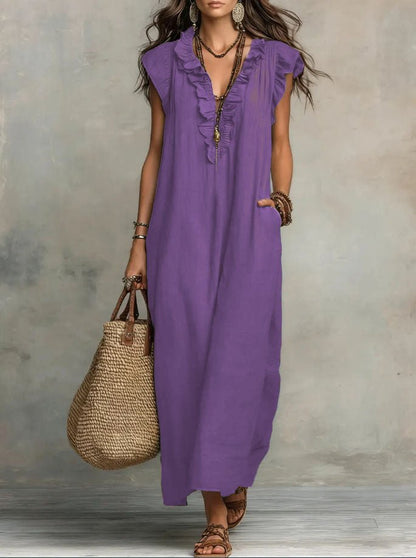 Elia | Vestido Holgado y Fresco para el Día a Día - Marina Durán