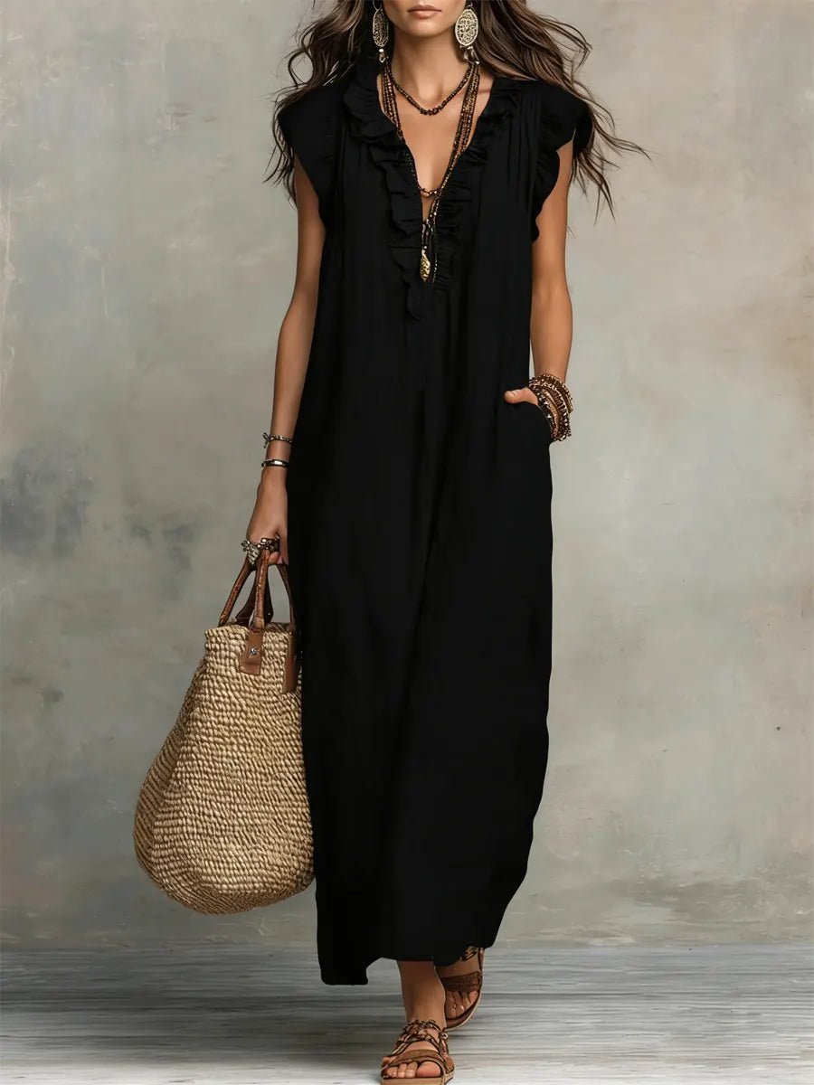 Elia | Vestido Holgado y Fresco para el Día a Día - Marina Durán
