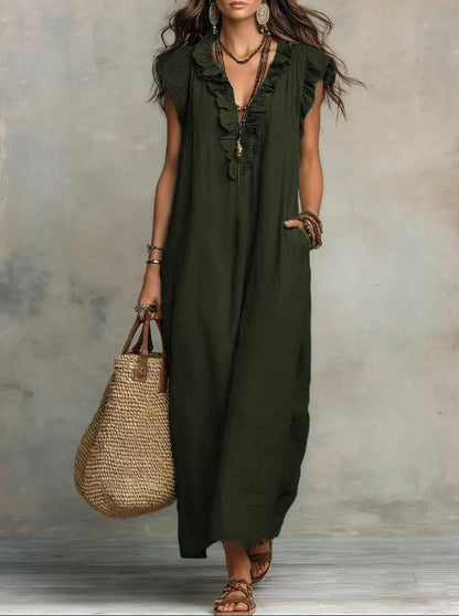 Elia | Vestido Holgado y Fresco para el Día a Día - Marina Durán