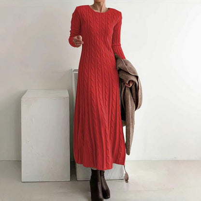 Elisa | Vestido midi de punto suave y elegante - Marina Durán