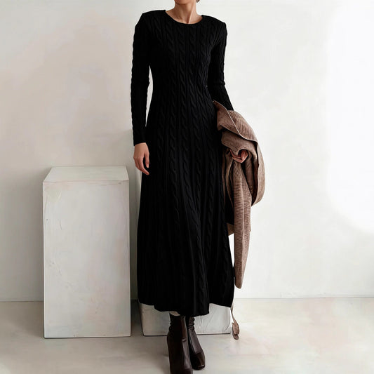 Elisa | Vestido midi de punto suave y elegante - Marina Durán