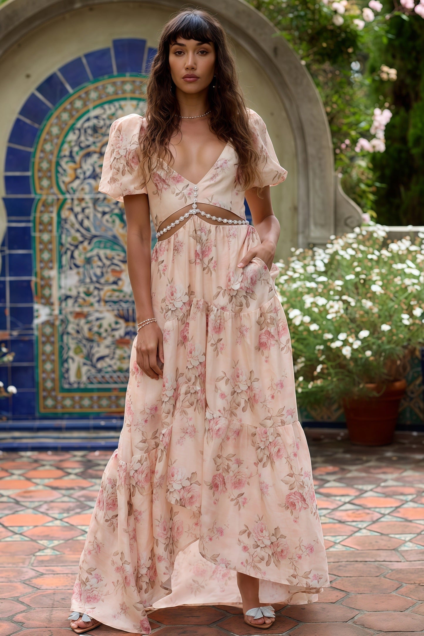 Abril | Vestido Elegante con Caída Fluida para un Look Sofisticado