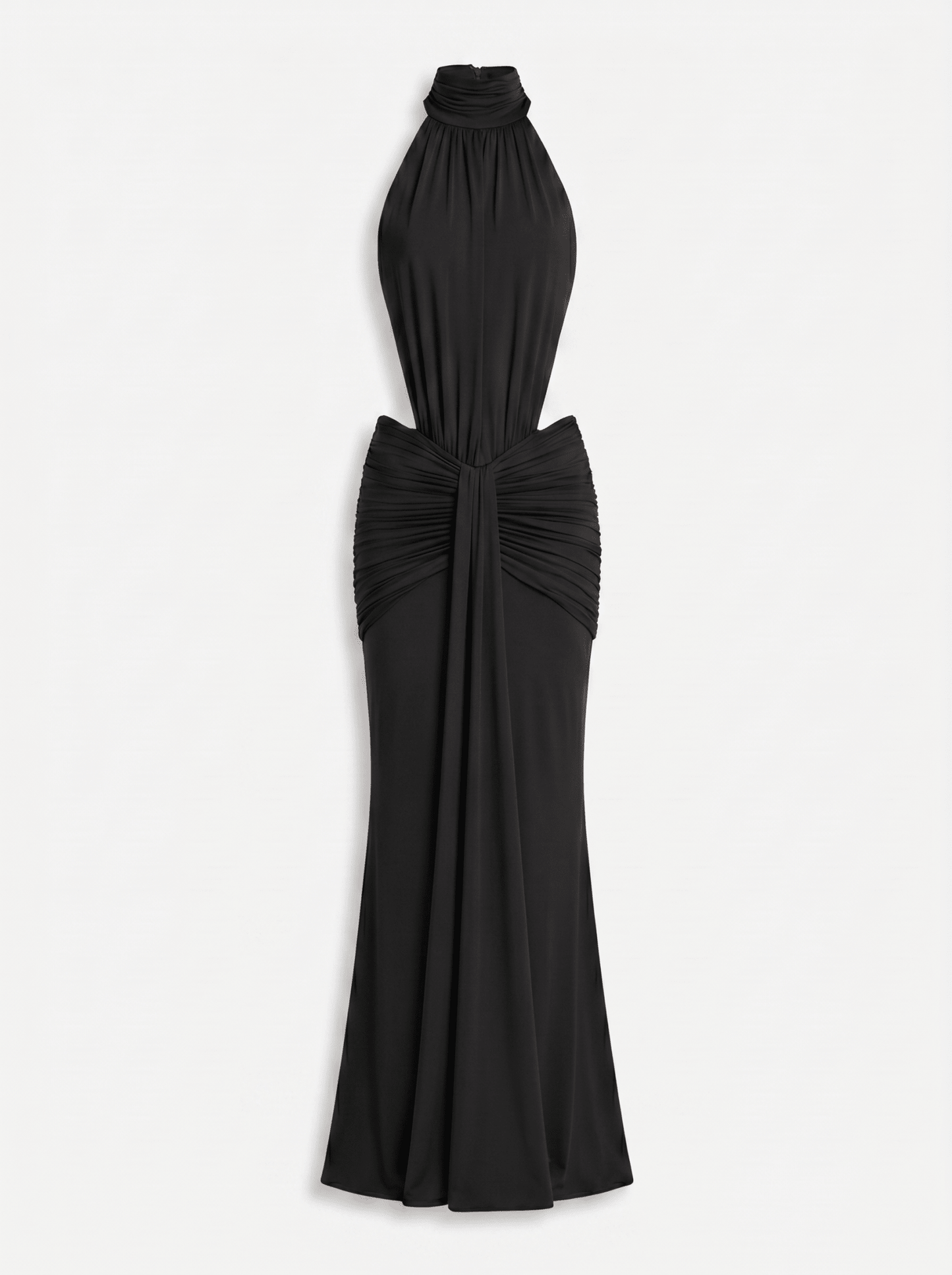Silvia | Vestido Largo con Escote Halter - Elegancia y Glamour