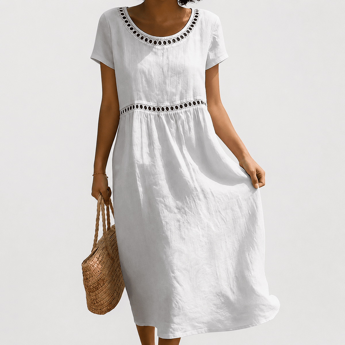 Lía | Vestido Ancho y Fresco Veraniego - Marina Durán