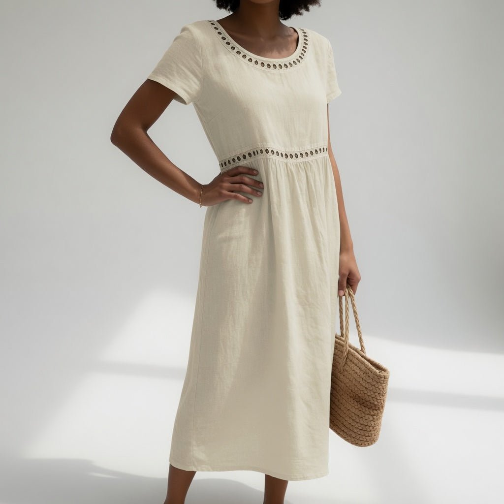 Lía | Vestido Ancho y Fresco Veraniego - Marina Durán