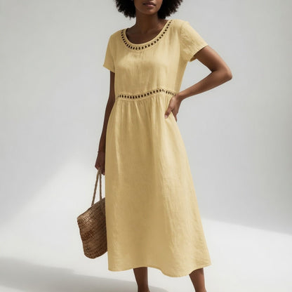 Lía | Vestido Ancho y Fresco Veraniego - Marina Durán