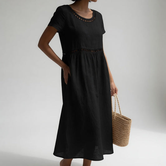 Lía | Vestido Ancho y Fresco Veraniego - Marina Durán