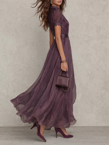 Martina | Vestido elegante de chiffon fluido para un estilo sofisticado - Marina Durán