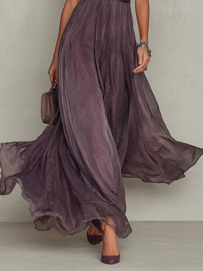 Martina | Vestido elegante de chiffon fluido para un estilo sofisticado - Marina Durán