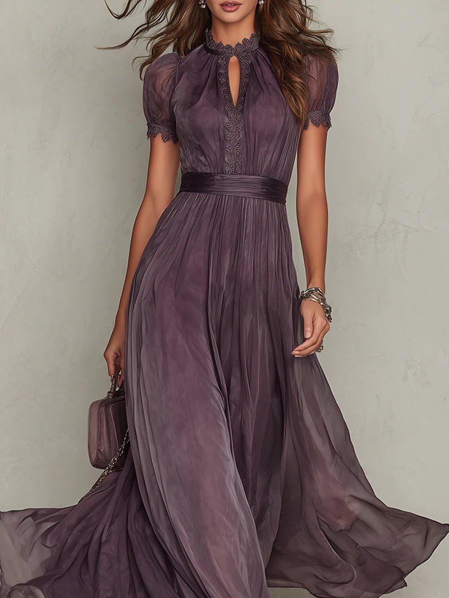 Martina | Vestido elegante de chiffon fluido para un estilo sofisticado - Marina Durán